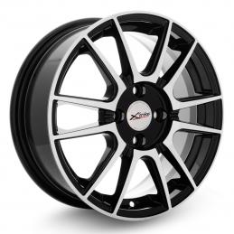 X`trike X-127 6x15 PCD4x100 ET45 DIA 60.1  BK/FP